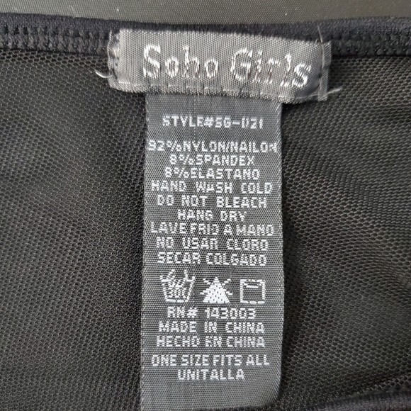 Soho Girls Black Bodycon Mini Dress - Picture 8 of 11